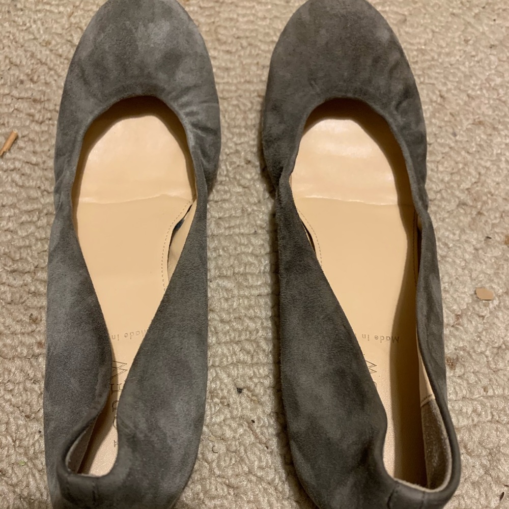 JCrew Suede Cece Ballet Flats